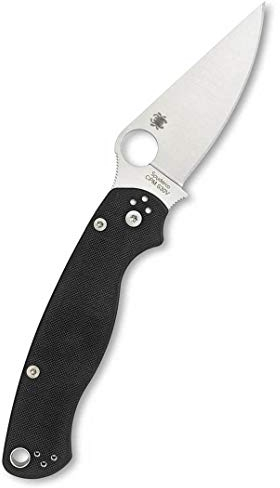 SPYDERCO SC81GPLE2 Cuchillo tascabile,Unisex - Adulto, Negro, un tamaño