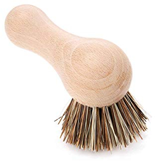 Valet Pot Brush Stiff Plant Fibre Bristles