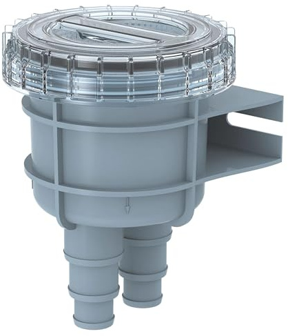 Seaflo Raw Water Marine Intake Cooling Water Strainer for Boat Fits 1/2, 5/8 and 3/4 Hose Sizes