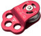 P Prettyia Kletterrolle Aluminiumlegierung Seilrolle Klettern Abseilgerät, 8.2 x4.4cm - rot