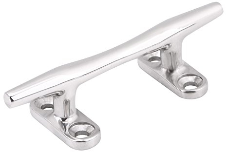 Keenso 4 zoll Dock Cleat Edelstahlboot-Hohlfußcleat für Marine Yacht Boot/Yachtteile Boots-/Yachtteile
