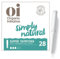Oi Tampons aus Bio-Baumwolle mit 100% biologisch abbaubaren Materialien – Regular, Super, Super Plus – Hypoallergene Tampons für auslauffreie Perioden mit ultimativer natürlicher Saugfähigkeit