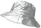 Toutacoo, Regenhut, Schlapphut, Breitkrempiger Hut, Damen, Vinyl (14-Light Grey Silver/L)