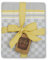Sticky Toffee Woven 100% Baumwolle Küche Geschirrtücher | 5er Set | 45 x 70 cm | Senf | Saugfähige Restaurant Bar Glas Küchentücher