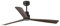 FARO Ventilador de techo Barcelona 33478WP NASSAU Smart FanmarronE