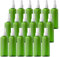 TIANZD 24 Pieces Empty 100 ml Green PET Plastic Fine Mist Pump Spray Bottles with Clear Top Portable Sprayer for Perfume Water Cosmetic Travel Containers Refillable, 2x Funnel