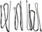 SHARROW Compoundbogen Ersatz Cams und Compound Bogensehnen für Junxing M125 (Rechte Hand)