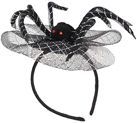 Halloween Spinne Kopfschmuck Festival Cosplay Haar Hoop Cosplay Teufel Stirnband Halloween Party Dekoration (schwarz)