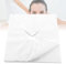 OrangeClub 200 Stück Einweg Profi Massageliege Gesichtsauflage Nasenschlitztücher Auflage, für Beauty SPA Massage 40x40 cm
