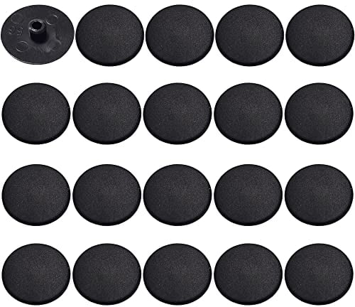 cyclingcolors 20x Abdeckkappen schwarz schraubenkappen Innensechskant Zylinderschrauben Schutzkappen CHC FHC SW4