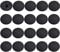 cyclingcolors 20x Abdeckkappen schwarz schraubenkappen Innensechskant Zylinderschrauben Schutzkappen CHC FHC SW4