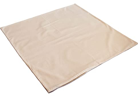 GIRAFFENLAND Bio-Perkal Inlett 80x80cm, mit Reißverschluss. Hülle ideal für Selberbefüller von Kissen - Inlett = Leere Kissenhülle 80x80