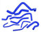 Manguera de Radiador para Honda Civic D15 D16 SOHC EG/EK 1992-2000, Manguera de Radiador, 9 Piezas, Kit de Manguera de Radiador Automático de Silicona, Repuesto de Accesorios para Honda Civic(Azul)