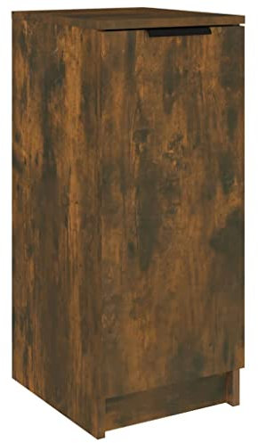 vidaXL Schuhschrank Schuhregal Schuhablage Schuhständer Schuhaufbewahrung Schuhtruhe Schuhorganizer Flurschrank Räuchereiche 30x35x70cm Holzwerkstoff