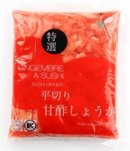 Gari Sushi Gingembre Rose Chizuru 1kg /Sachet - Lot de 1, 2, 4 et 10 Sachets - Livraison Gratuite France - Expédition depuis France pas la sté Bo Time (1)
