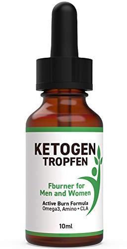 Ketogen Tropfen - V2022-10 ml Inhalt | Keto Tropfen Hochdosiert (1x)
