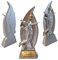 eberin · Beach-Volleyball Pokal · Beachcamp Trophäe · Volleyball Wanderpokal · Volleyball Spieler Preis · Beachvolleyball Pokal mit Wunschtext · Größe 18 cm