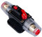 Interruttore Automatico da 10A - Portafusibile a Inserzione 10A per Inverter DC 12V-24V con Ripristino Manuale per Protezione Sistema Audio Car Audio Marino Barche Solare Auto