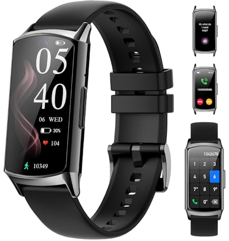 ELEJAFE Montre Connectée Femme Homme Appel Bluetooth & 114+ Modes Sportifs, Smartwatch Femme Etanche IP68, Moniteur Sommeil, Montre Connectée Sport pour Android iOS