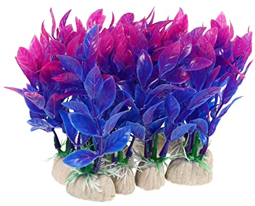 PRETYZOOM Aquarium-dekorationspflanzen 20er-Set Lebensechte Kunstpflanzen für Das Aquarium Realistisches PVC-Gras -zubehör -Ornamente
