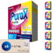 PUROX COLOR Detergente en Polvo (7 Lavados x 6) para ropa de color, caja de 490 g, pack de 6