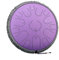 BAMFY Stahlzungentrommel Musikinstrument Handtrommel Schlagzeug Für Klangheilung, Musikalische Erziehung, Unterhaltung Regentrommel(Purple,14 inch)
