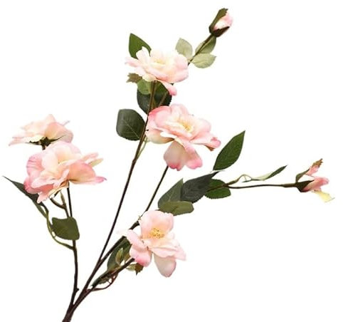 HXSCOO Simulation Eisberg Rose Blume Home Hotel Rezeption Simulation Kamelie Einkaufszentrum Hochzeit Dekoration Blumen(pink)