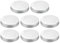 sourcing map 8pcs Aluminium Hollow Jar Lids 68mm Replacement Mason Jar Insert Lids Air Freshener Hollow Lids Reusable Wide Mouth Canning Covers with Honeycomb Hole for Home Office