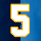 Two Colors, 8 Tall Number for Sports T-Shirt Jersey Football Baseball,Iron On, Heat Transfer, Team,t-Shirt(Style A) (White_Yellow-5)
