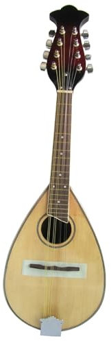 Mandoline Instrument Mandoline À 8 Cordes Instrument De Musique En Bois Massif Fabriqué À La Main En Sunburst Sans Boîte(A)