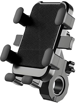 HKSOPC Porta Cellulare Moto per Honda XADV X ADV 750 X ADV, Supporto Telefono Moto Regolazione 360º, Supporto Telefono Bicicletta Supporto Telefono Antivibrazione, B Handlebar Style-Black