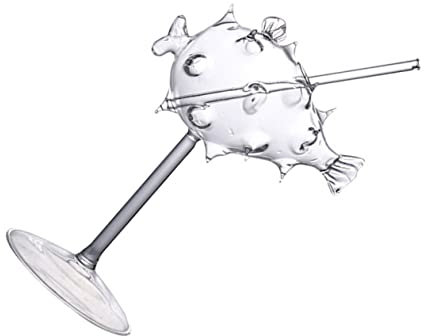 ASAKKURA Becher Aus Klarem Glas Fischcocktailglas Weinbecher Mit Hohem Stiel Glas Für Martini-mottopartys Elegantes Trinkgeschirr Für Hochzeiten Und Geburtstage