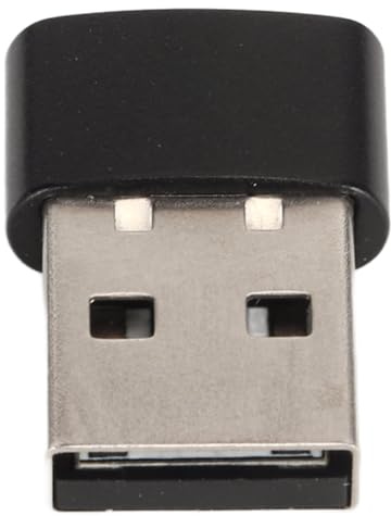 KIMISS Jiggler del Mouse con 2 Modos: Enchufar y Jugar Mini Ratón para la Pantalla Activa, Ideal para Juegos, Reuniones y Presentaciones (Black)