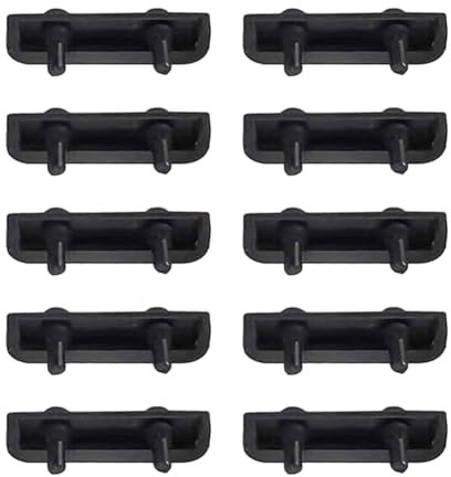 Wadakada 20 Piezas Puntas de Goma para Freidora de Aire, Cubierta de Tapa de Repuesto para Freidora de Aire, Placa de Parrilla, Topes de Goma, Herramienta, Bandeja para Freidora de Aire