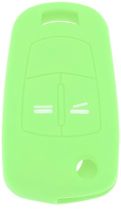 INFINAUTO Vert Silicone Clé Voiture Étui pour Opel Corsa D 2006-2014 - 2 Boutons Télécommande Clé Porte-Clés Étui