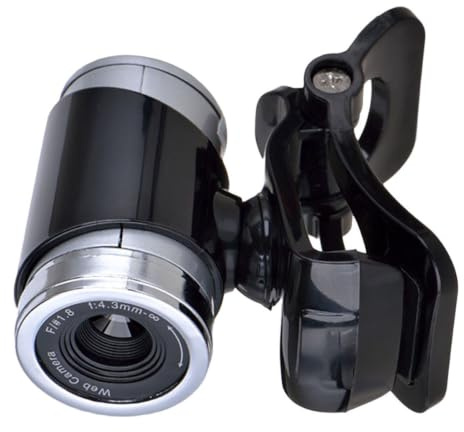 SWETRACE Webcam 720p USB avec Microphone et Pince pour Ordinateur de Bureau, Caméra Vidéo HD 30fps en Plastique Noir pour Téléconférence et Streaming