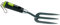 Draper Garden Hand Fork | Heavy Duty Carbon Steel Weeding Tool | Soft Grip Plastic Handle | 88807