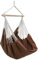 AMANKA XXL Sedia Sospesa di Tela 185x130cm Sedile Sospeso Gira 360° Marrone