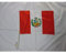 AZ FLAG - Autofahne Peru - 45x30 cm - Peruanische Autoflagge 30 x 45 Cm - Auto Flaggen