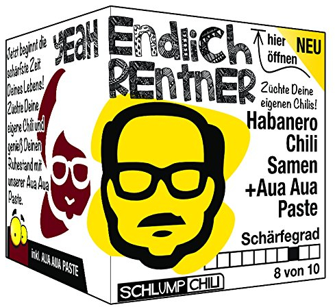 Schlump-Chili⎥Endlich Rentner - die witzige Geschenkidee zum (un) Ruhestand für Männer und Frauen, zum Ausstand und zur Rente!