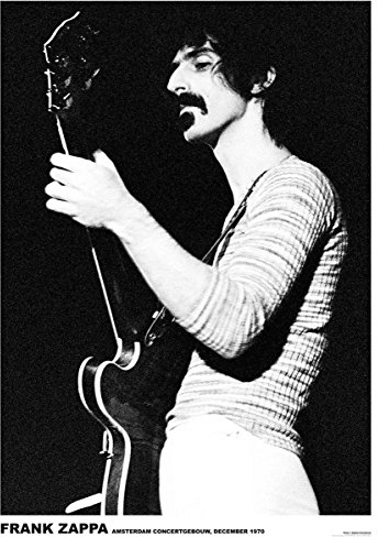 Close Up Frank Zappa Poster (59,5cm x 84cm) + weiÃŸe Geschenkverpackung. Verschenkfertig!