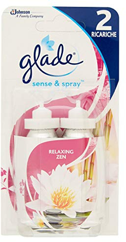 Glade Sense & Spray Doppel Laden – Duft Relaxing Zen, 2 Nachfüllpackungen von 18 ml [36 ml]