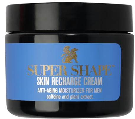 Baxter of California Skin Recharge Cream, Anti-Aging-Pflege, 50 ml | Ölfreie Anti-Aging-Feuchtigkeitscreme mit Aloe Vera, Grüntee & Vitamin E, D, A, gegen müde Männerhaut