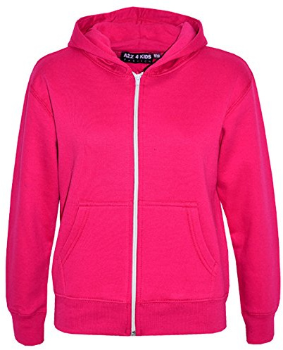 A2Z 4 Kids Girls Boys Classic Plain Tie Dye Print Full Zip Up Hooded Zipper Top Jacket Warm Zipped Coat Long Sleeve PE School Sweat Hoodie Casual Fashion Children Unisex Size 2-13 Years