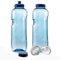 2 x 0,75L Trinkflasche Wasserflasche ausTritan (BPA frei) mit Push Pull und Sportdeckel (Flip Top)