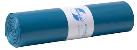 Müllsäcke Abfallsäcke DEISS PREMIUM blau 120 Liter