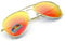 4sold Vintage Retro Original Mirror lens Polarized Sunglasses Glasses Air Force Unisex UV 400 Protection (Orange)