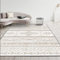 teppiche grau Salon Teppich grau einfaches Streifenmuster strapazierfähiger Teppich rutschfest havatex Teppich 50X80CM teppichmatte 1ft 7.7''X2ft 7.5''