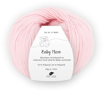 PRO LANA Baby Micro - Farbe: Rosé (33) - 50 g/ca. 155 m Wolle
