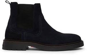 Tommy Hilfiger Uomo Stivaletti Chelsea Comfort Eleganti, Blu (Desert Sky), 43